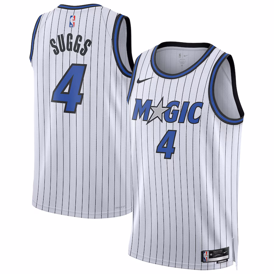 Unisex Orlando Magic Jalen Suggs Nike White Swingman Player Jersey - Association Edition