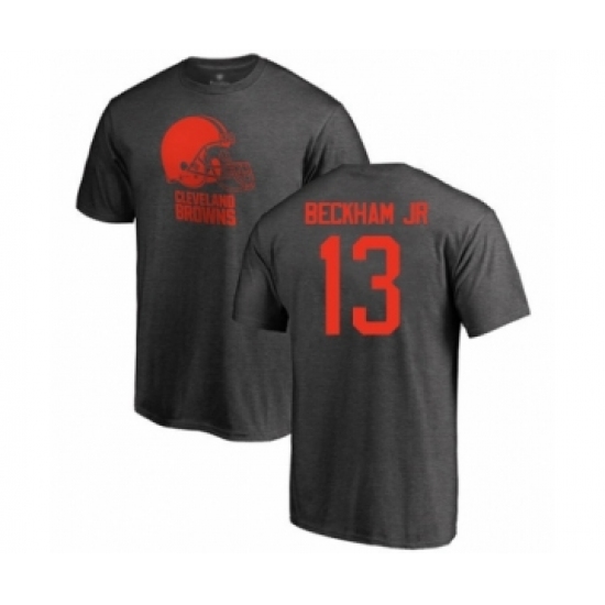 NFL Nike Cleveland Browns #13 Odell Beckham Jr. Ash One Color T-Shirt