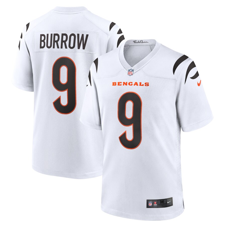 Men's Cincinnati Bengals Joe Burrow Nike White Vapor F.U.S.E. Stitched Limited Jersey