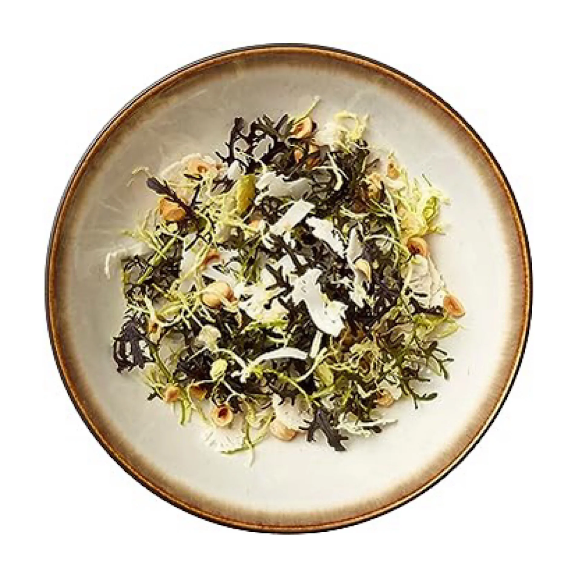 Salad Bowl 24cm Black Cream Bitz