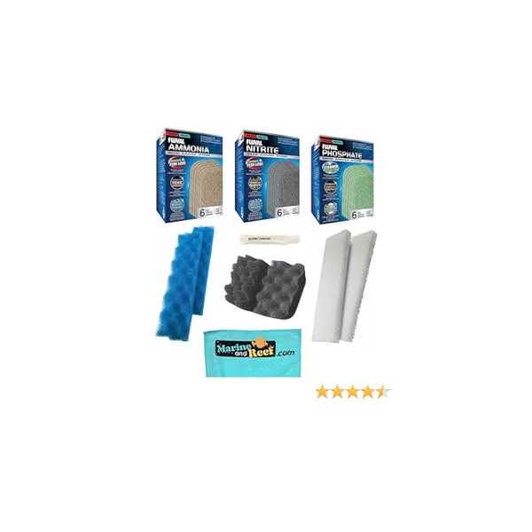 Inland Seas Fluval Bundle of 6 Replacement Media for 406/407 Aquarium Filters Package