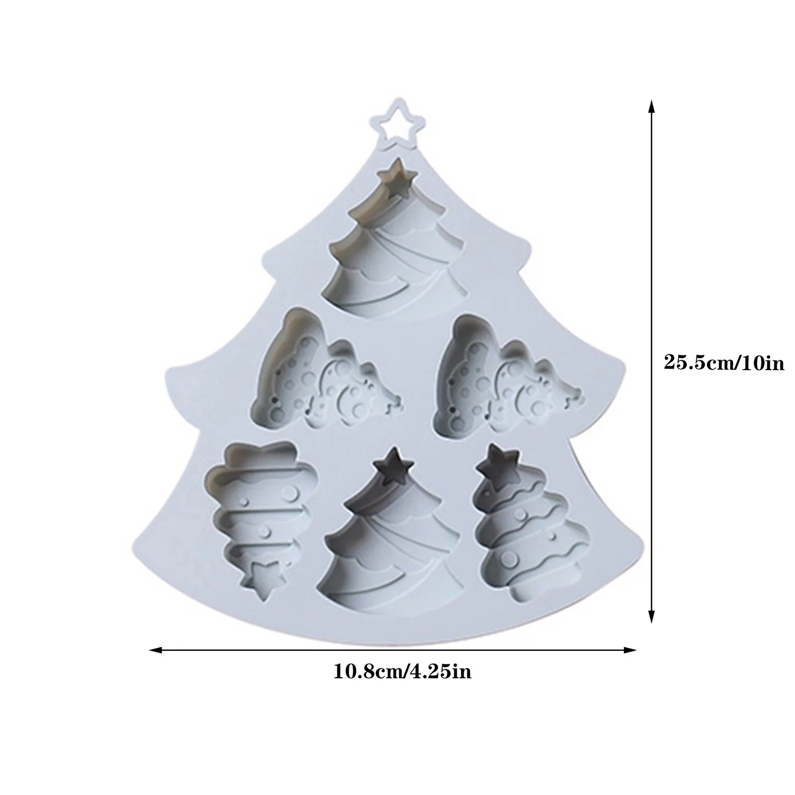 iju7gthy Kitchen Trash Can Cabinet 13 Gallon 4Th of July Christmas Chocolate Cake Molds Christmas Molds Silicone Non Stick Christmas Baking Molds for Chocolate Candy - Curated Treasures Market