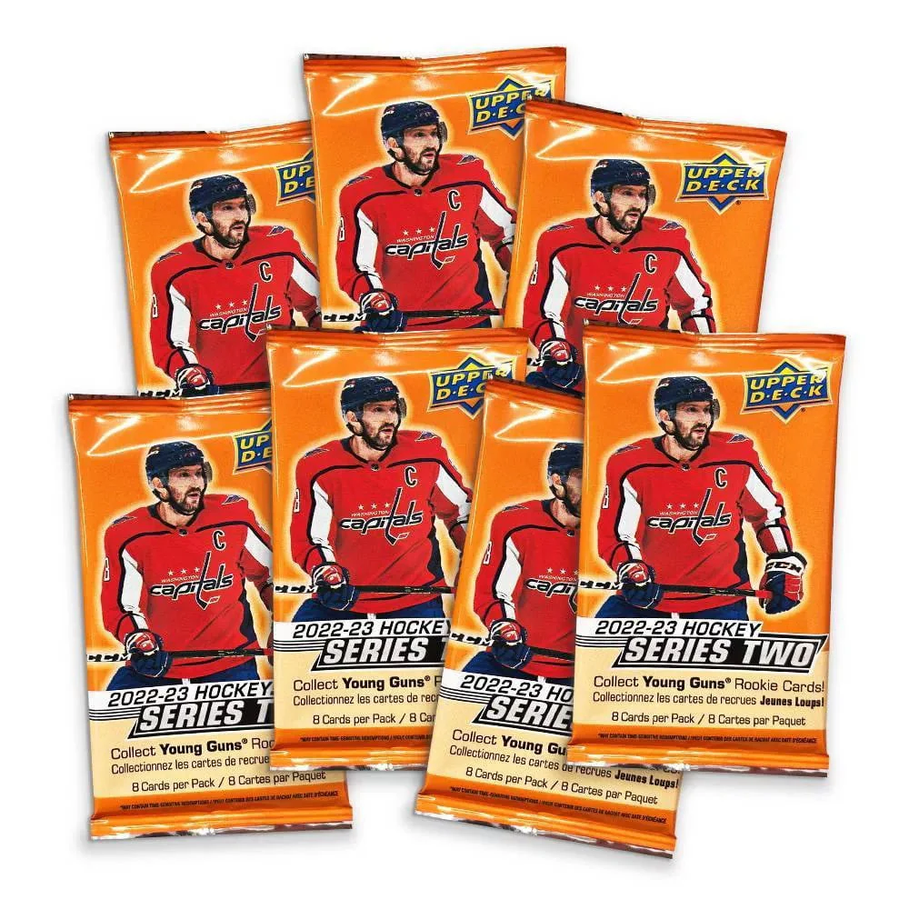 2022-23 Upper Deck Series 2 Hockey Trading Cards Blaster Box