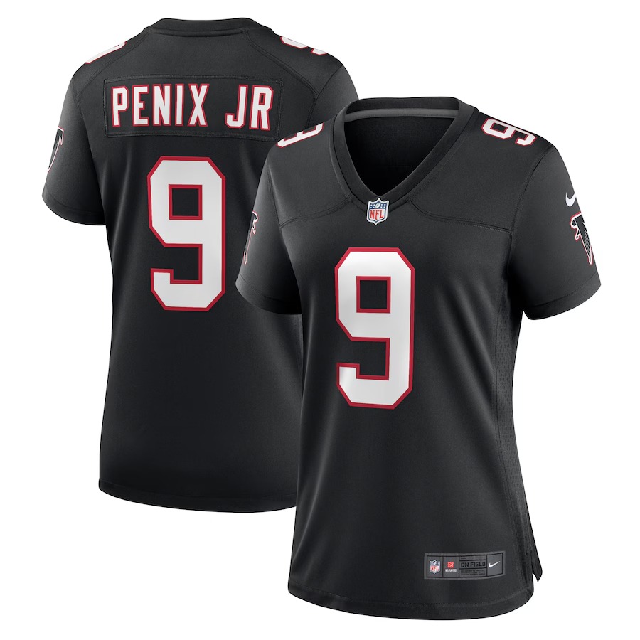 Women's Atlanta Falcons Michael Penix Jr. Nike Black Alternate Game Jersey