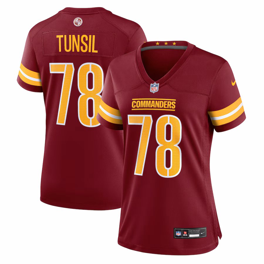 Women's Washington Commanders Laremy Tunsil Nike Burgundy Team Game Jersey