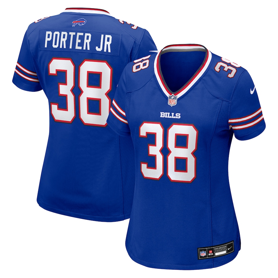 Women's Buffalo Bills Daryl Porter Jr Nike Royal Team Game Jersey
