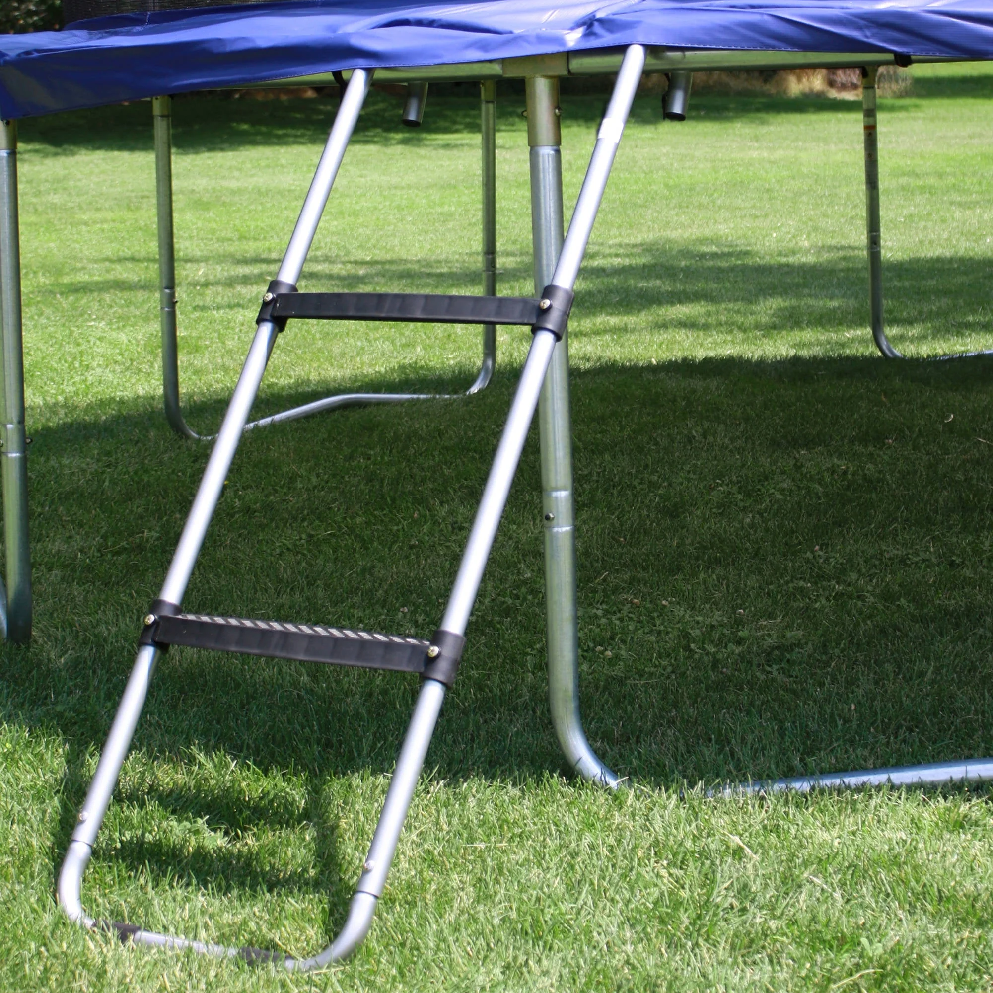 Skywalker Trampolines 40 inch Wide-Step Trampoline Ladder & Wind Stakes