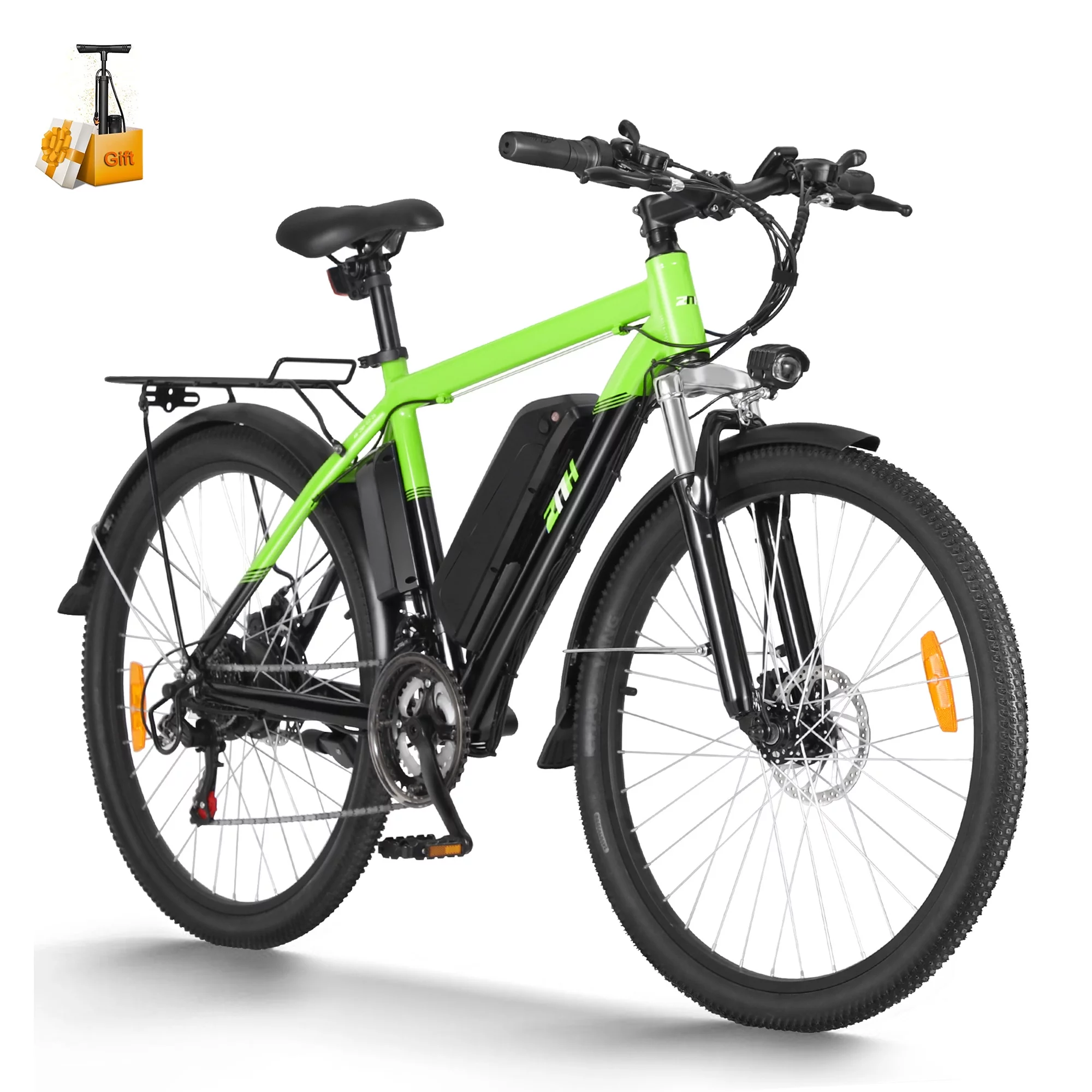 ZNH Electric Bike 26 Electric Mountain Bicycles 350W Motor E bike 21 Speed 36V 10Ah Electric Commuter Bike 20MPH Black Electric Bicycle Ebike