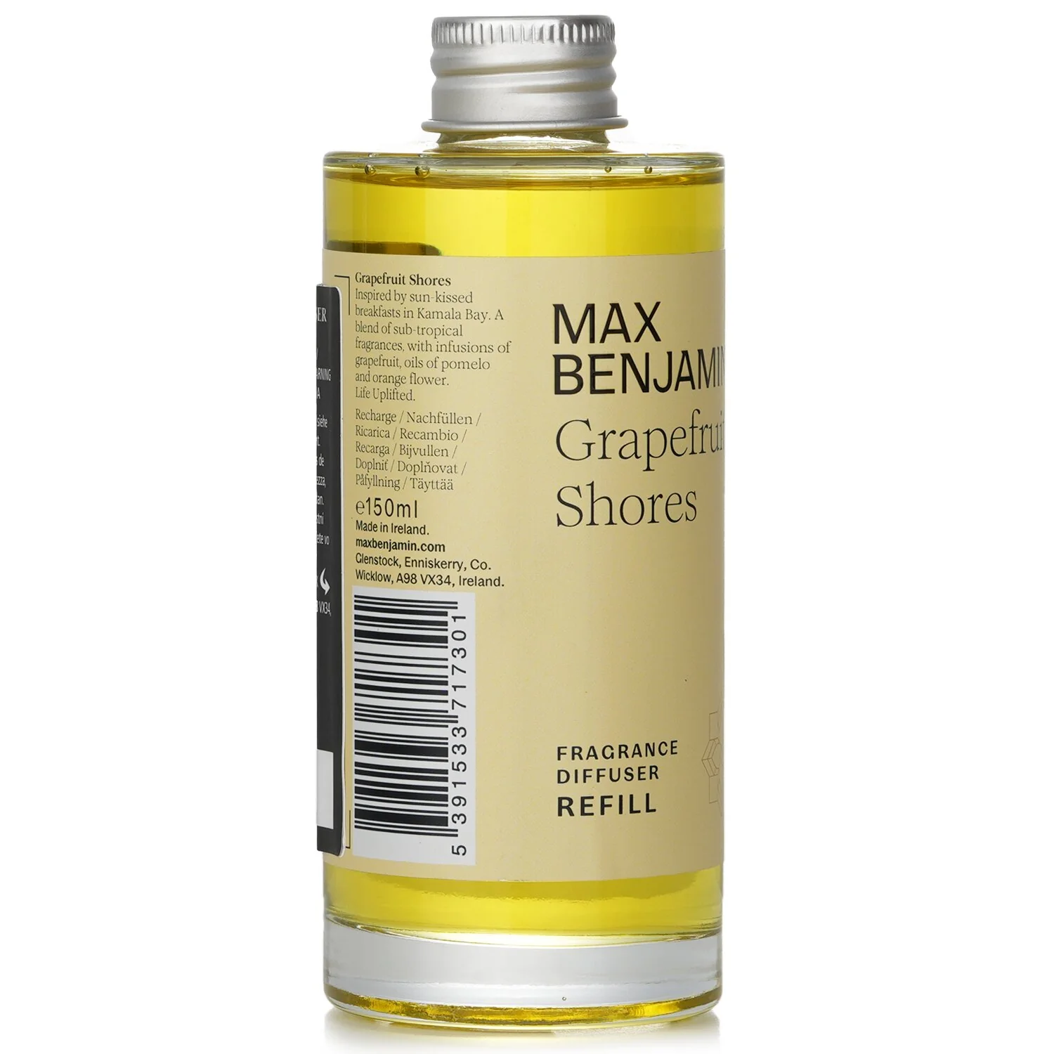 Max Benjamin Grapefruit Shores Diffuser Refill  150ml