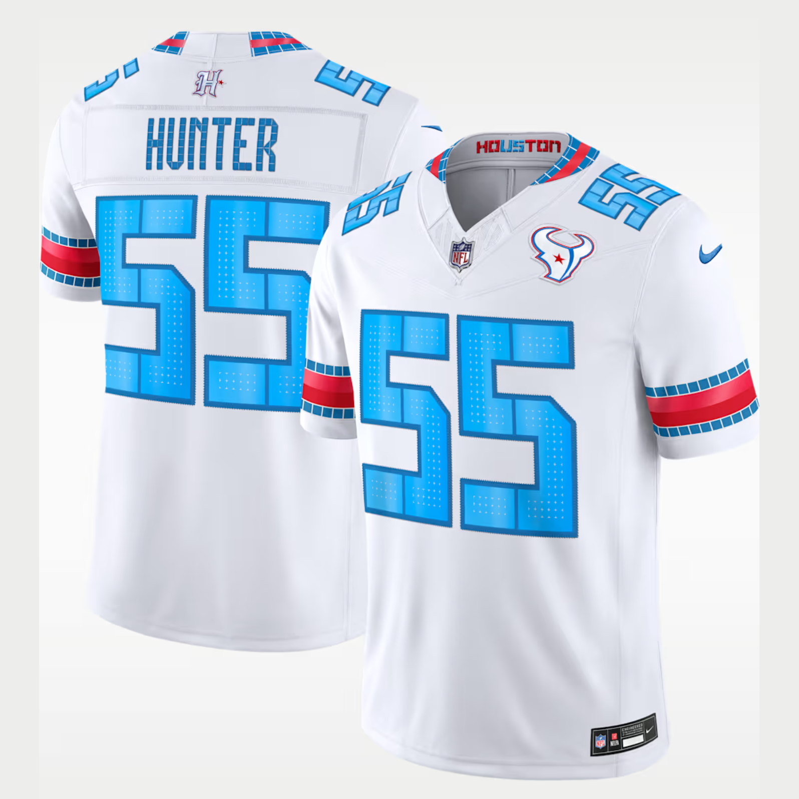 Men's Danielle Hunter Houston Texans Rivalries Collection Vapor F.U.S.E. Stitched Limited Jersey