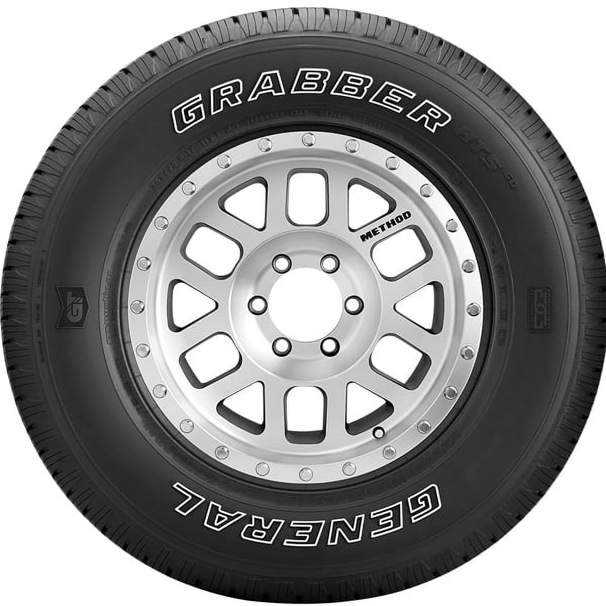 Pair of 2 General Grabber HTS60 HTS-60 All Season Highway 265/70R16 112T OWL Truck Tires 4504720000 / 265/70/16 / 2657016 Fits: 2015 Toyota Tacoma TRD Pro. 2000-06 Toyota Tundra SR5