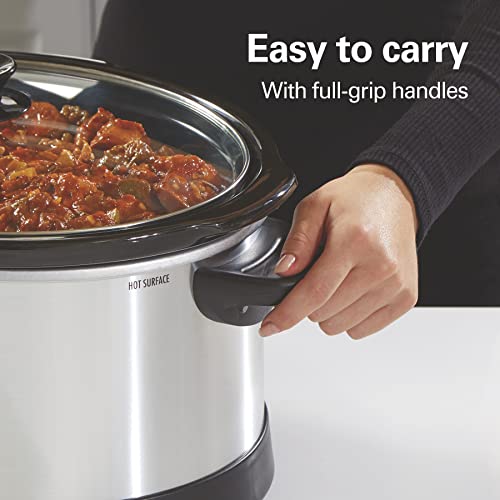 Hamilton Beach 8 Quart Programmable Slow Cooker with Three Temperature Settings