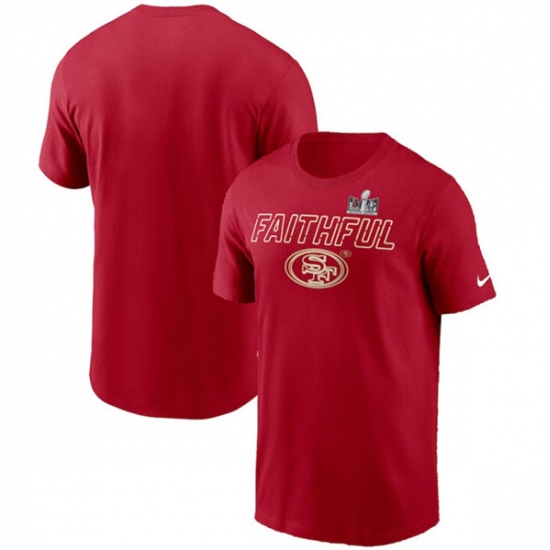 Men's San Francisco 49ers Scarlet Super Bowl LVIII Local T-Shirt