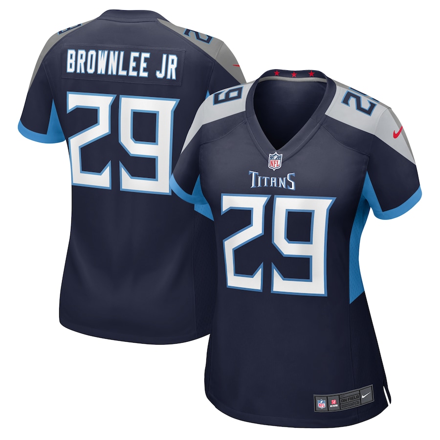 Women's Tennessee Titans Jarvis Brownlee Jr. Nike Navy Alternate Game Jersey