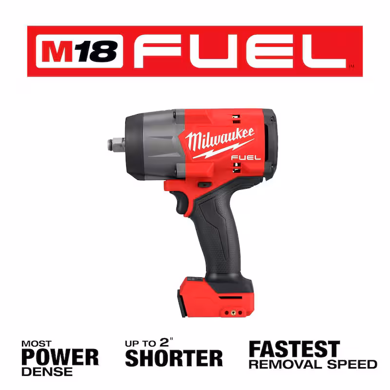 M18 FUEL 18V Lithium-Ion Brushless Cordless 1/2 in. Impact Wrench with Friction Ring (2-Tool)