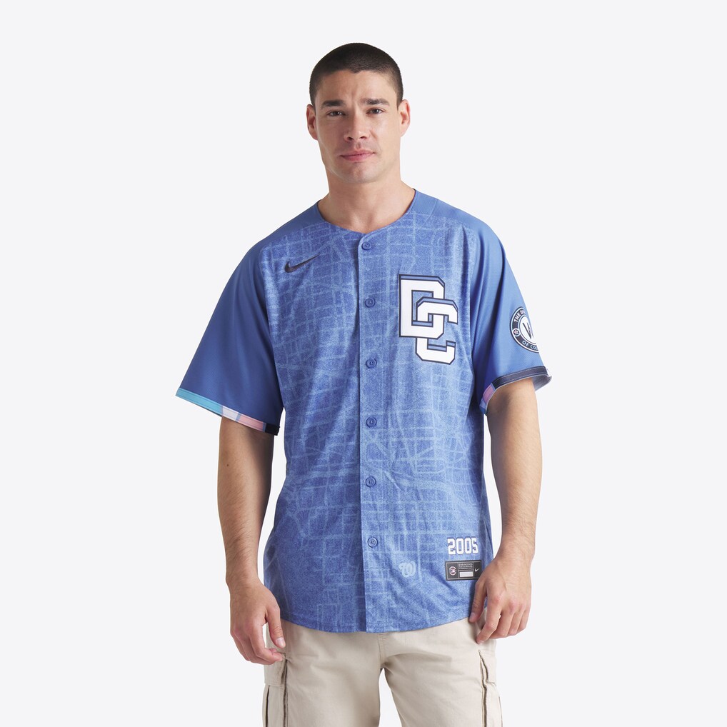 Men's Washington Nationals  Nike Blue 2025 City Connect Limited Jersey