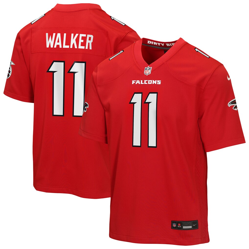 Youth Atlanta Falcons Jalon Walker Nike Red Game Jersey