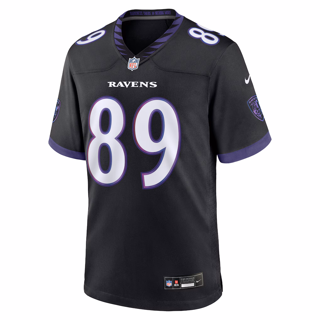 Men's Baltimore Ravens Mark Andrews Nike Black Alternate Game Jersey