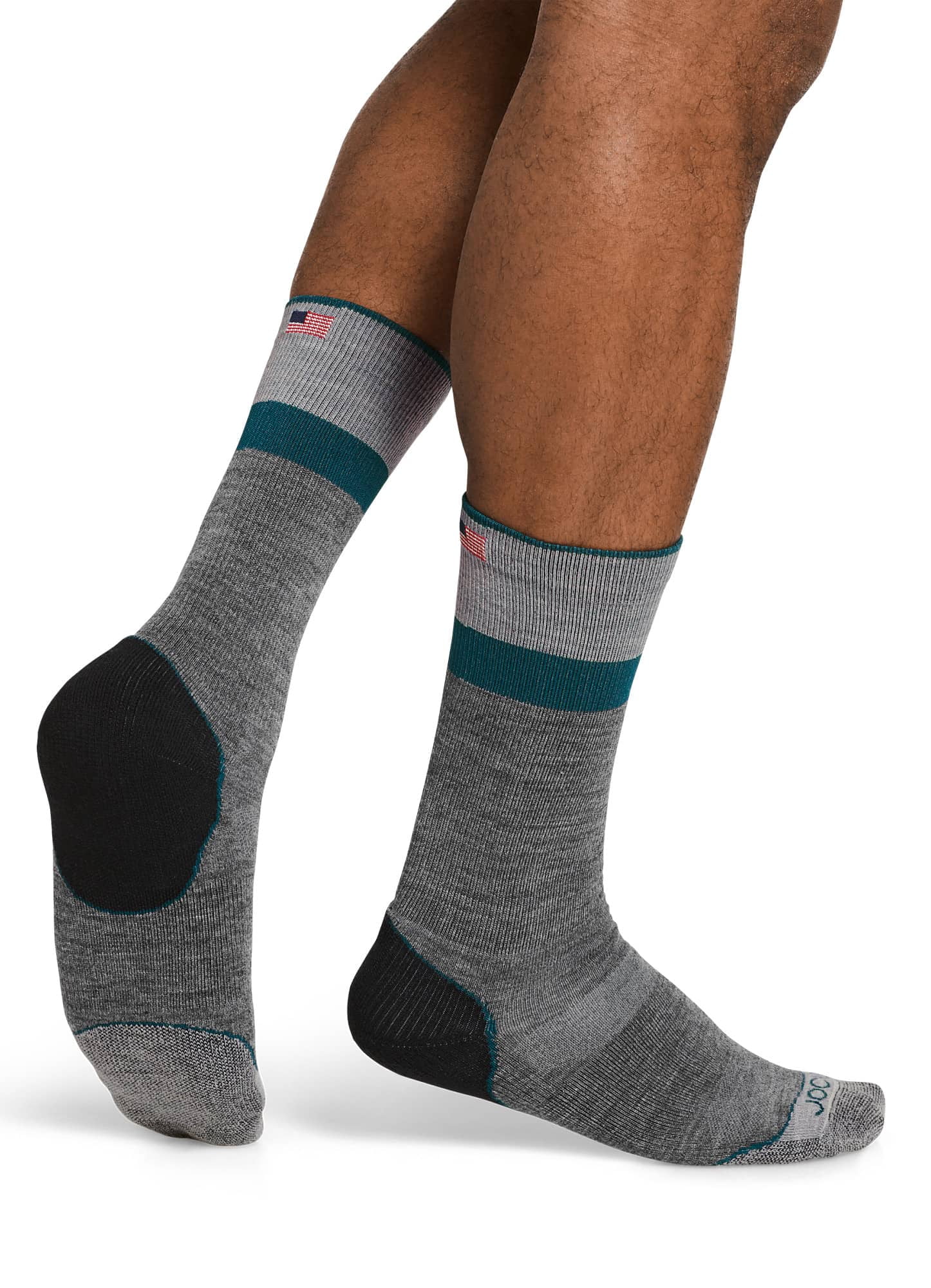 Jockey Men's Made in America* Light Merino Wool Hiking Cr - Curated Treasures Market