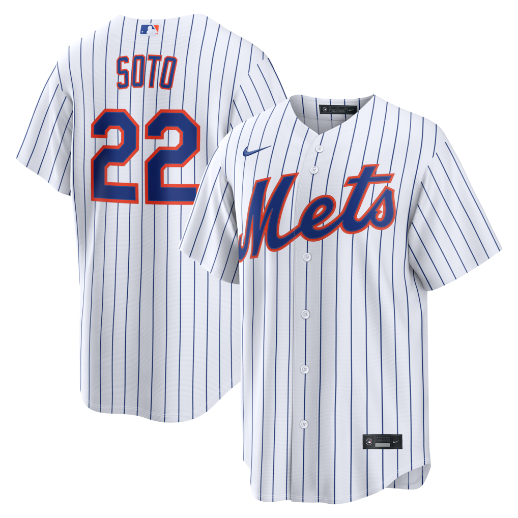 Men's New York Mets Juan Soto Nike White Home Replica Jersey
