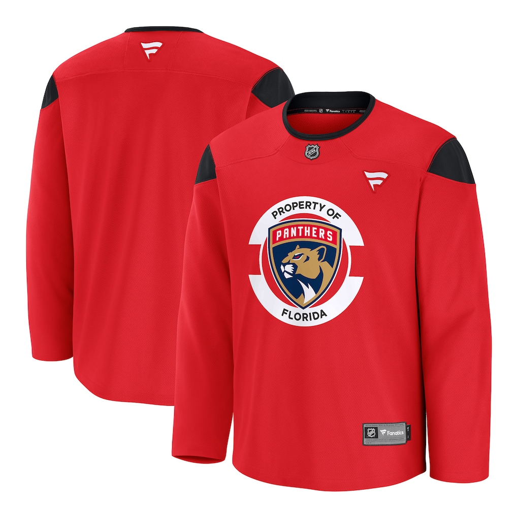 Men's Florida Panthers Fanatics Red Practice Jersey