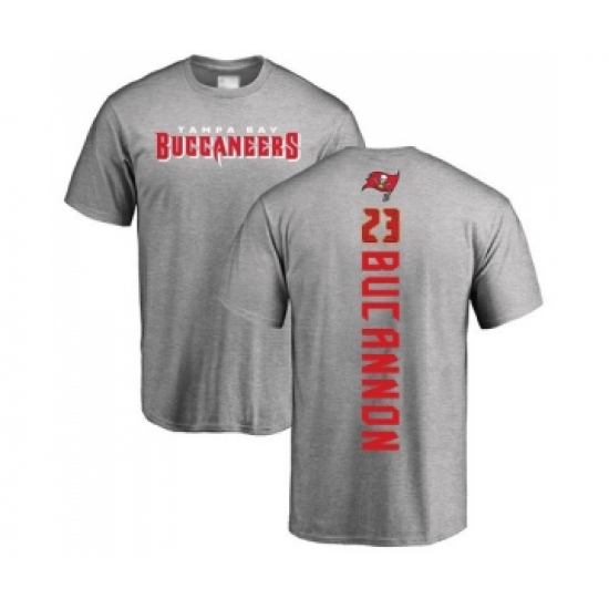 Football Tampa Bay Buccaneers #23 Deone Bucannon Ash Backer T-Shirt