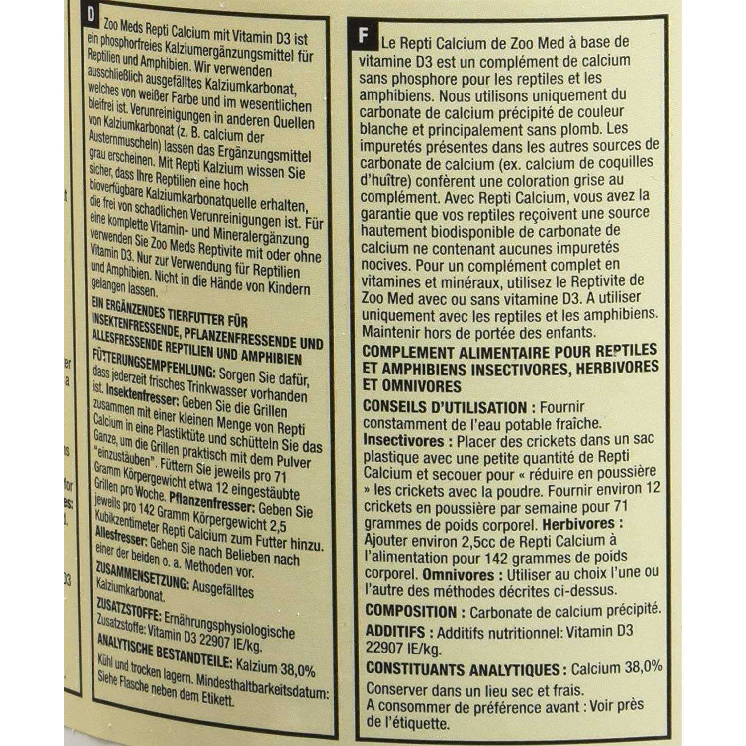 Zoo Med Repti Calcium with D3