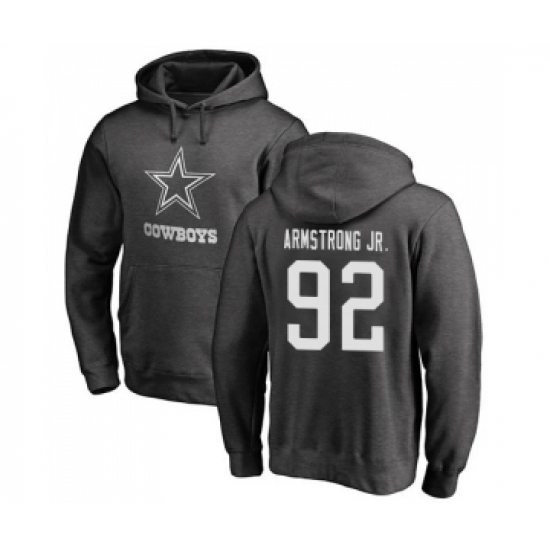 Football Dallas Cowboys #92 Dorance Armstrong Jr. Ash One Color Pullover Hoodie
