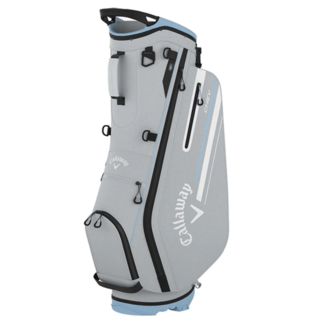 NEW Callaway Golf 2024 Chev Stand / Carry Bag 4-Way Top - Silver / Glacier - Curated Treasures Market