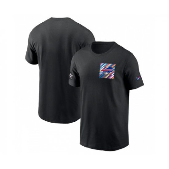 Men's Buffalo Bills Black 2023 Crucial Catch Sideline Tri-Blend T-Shirt