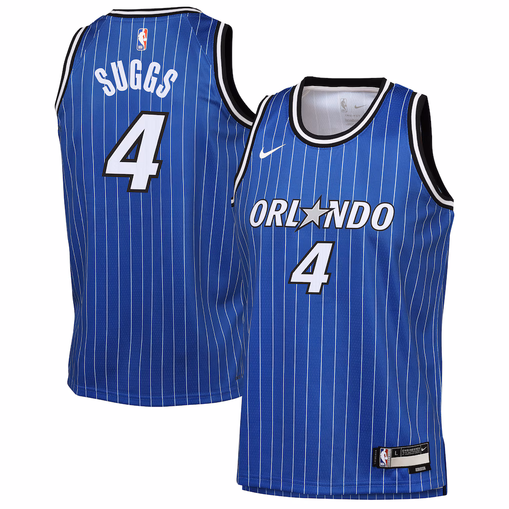 Youth Orlando Magic Jalen Suggs Nike Blue Swingman Jersey - Icon Edition
