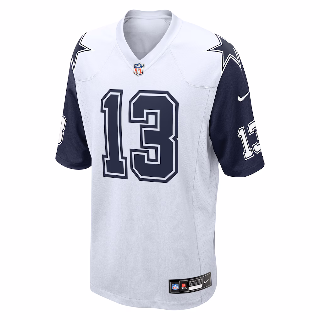 Men's Dallas Cowboys Caleb Downs Nike White Alternate  Jersey