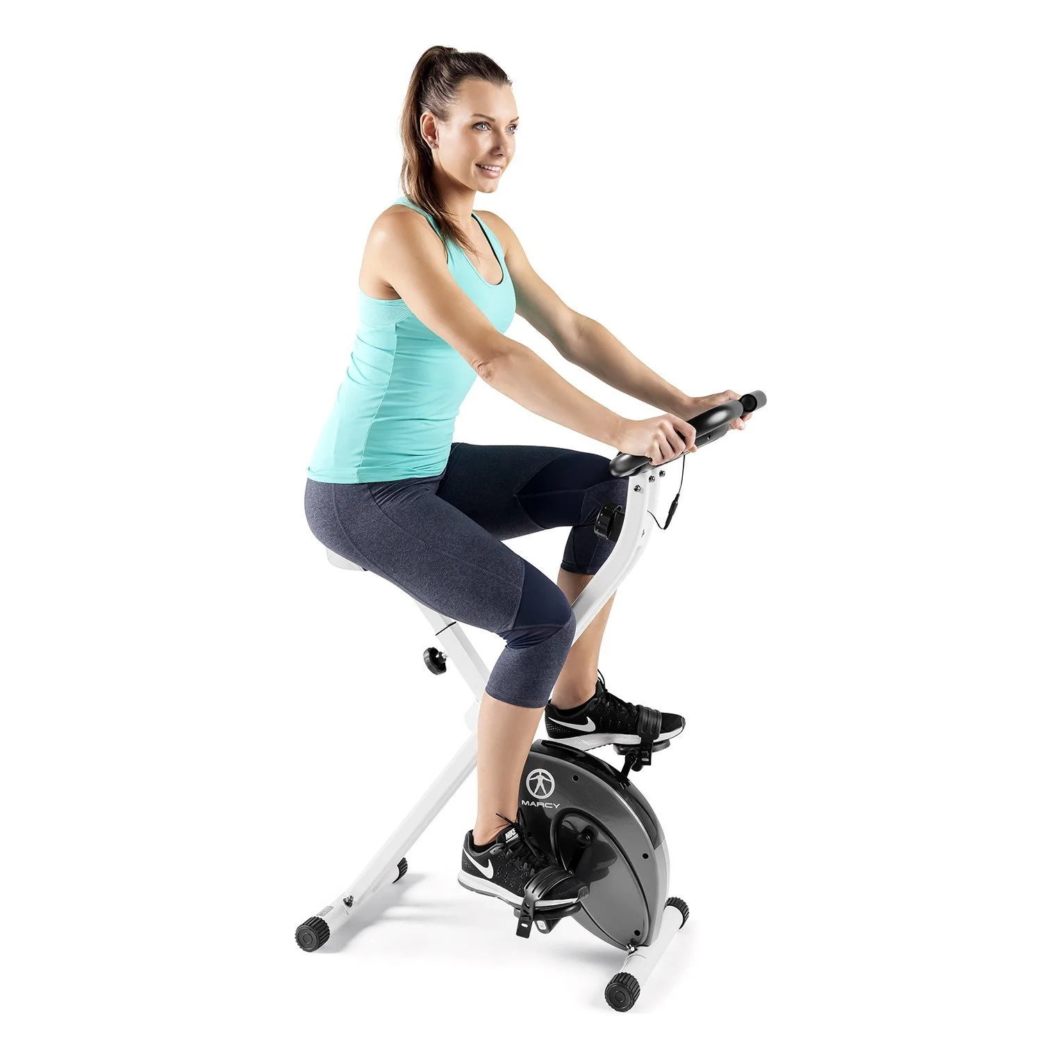 Marcy Foldable Exercise Bike Compact Cycling NS-652