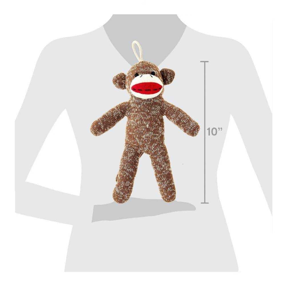 Vibrant Life Cozy Buddy Sock Monkey Dog Toy