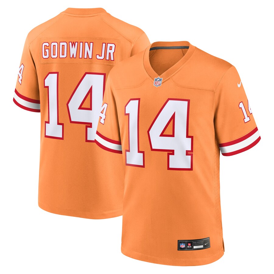 Men's Tampa Bay Buccaneers Chris Godwin Jr. Nike Orange Alternate Game Player Jersey