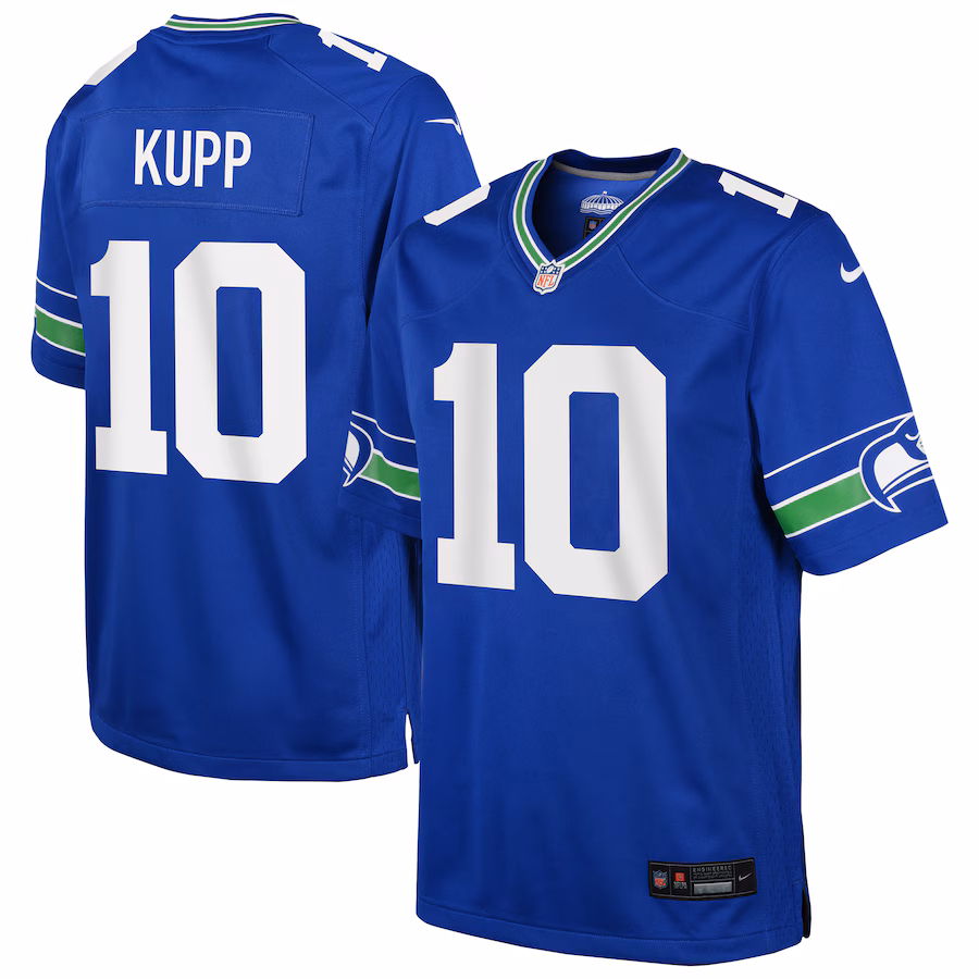 Youth Seattle Seahawks Cooper Kupp Nike Royal Game Jersey