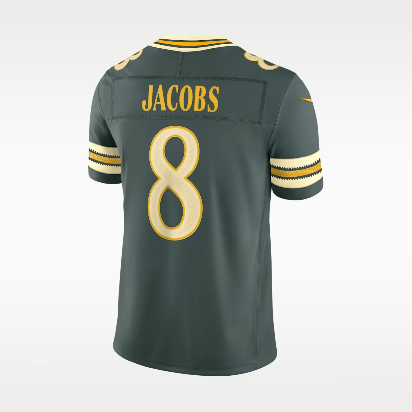 Men's Josh Jacobs Green Bay Packers Rivalries Collection Vapor F.U.S.E. Stitched Limited Jersey