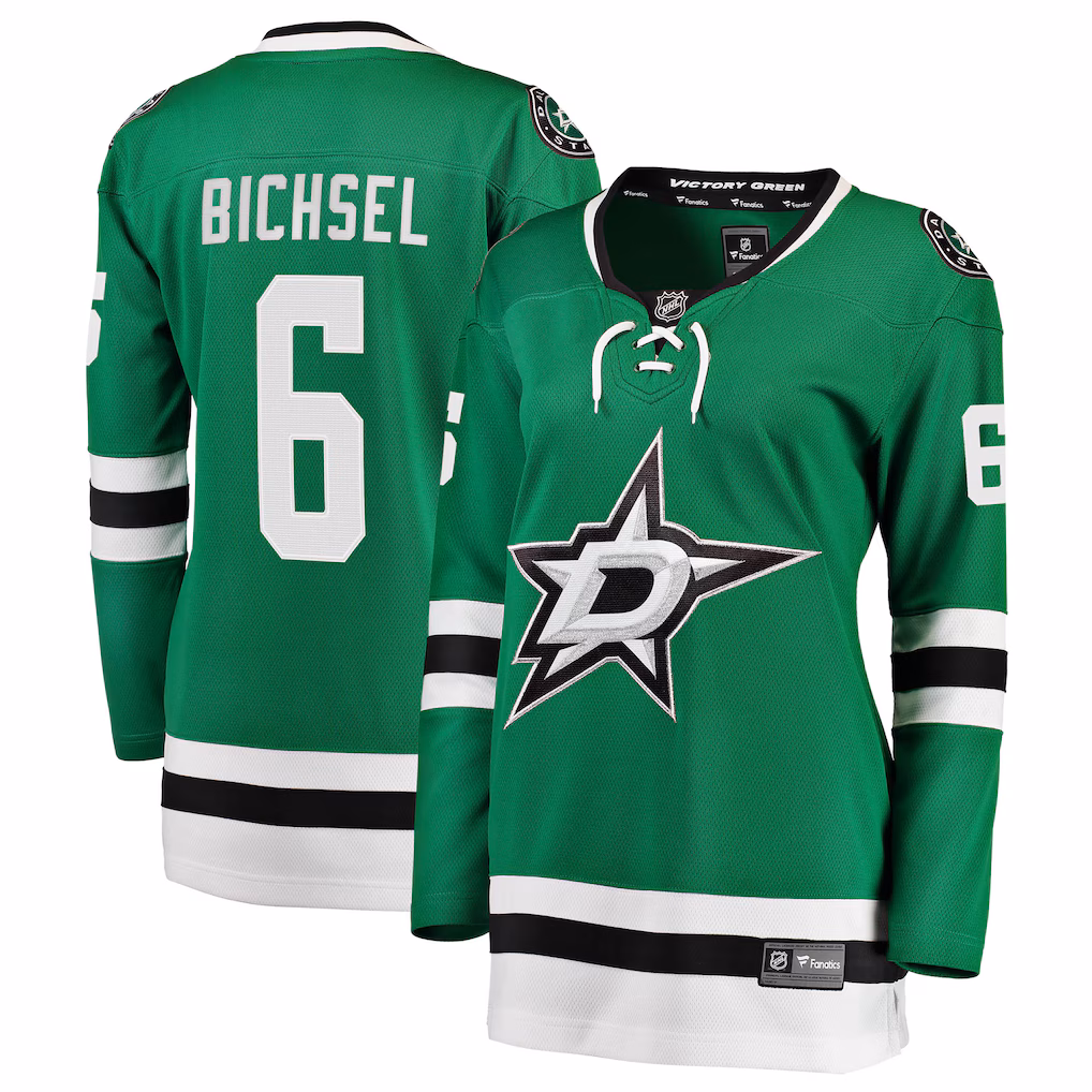 Women's Dallas Stars Lian Bichsel Fanatics Kelly Green Home Breakaway Jersey