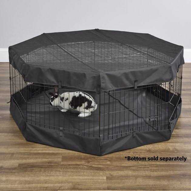 MidWest Homes for Pets Octagon Exercise Pen Fabric Mesh Top