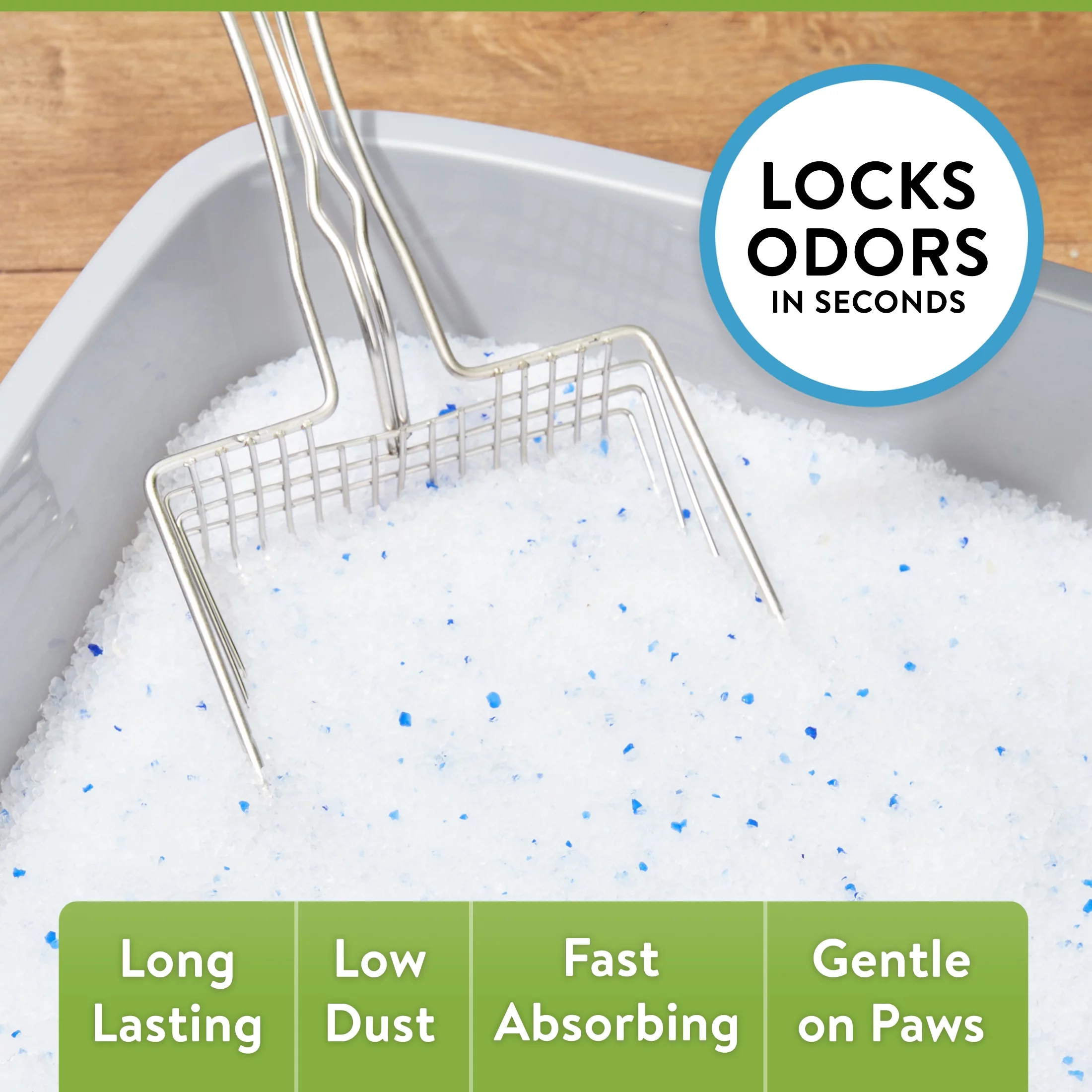 Vibrant Life Mini Crystal Unscented Cat Litter, 4 lb