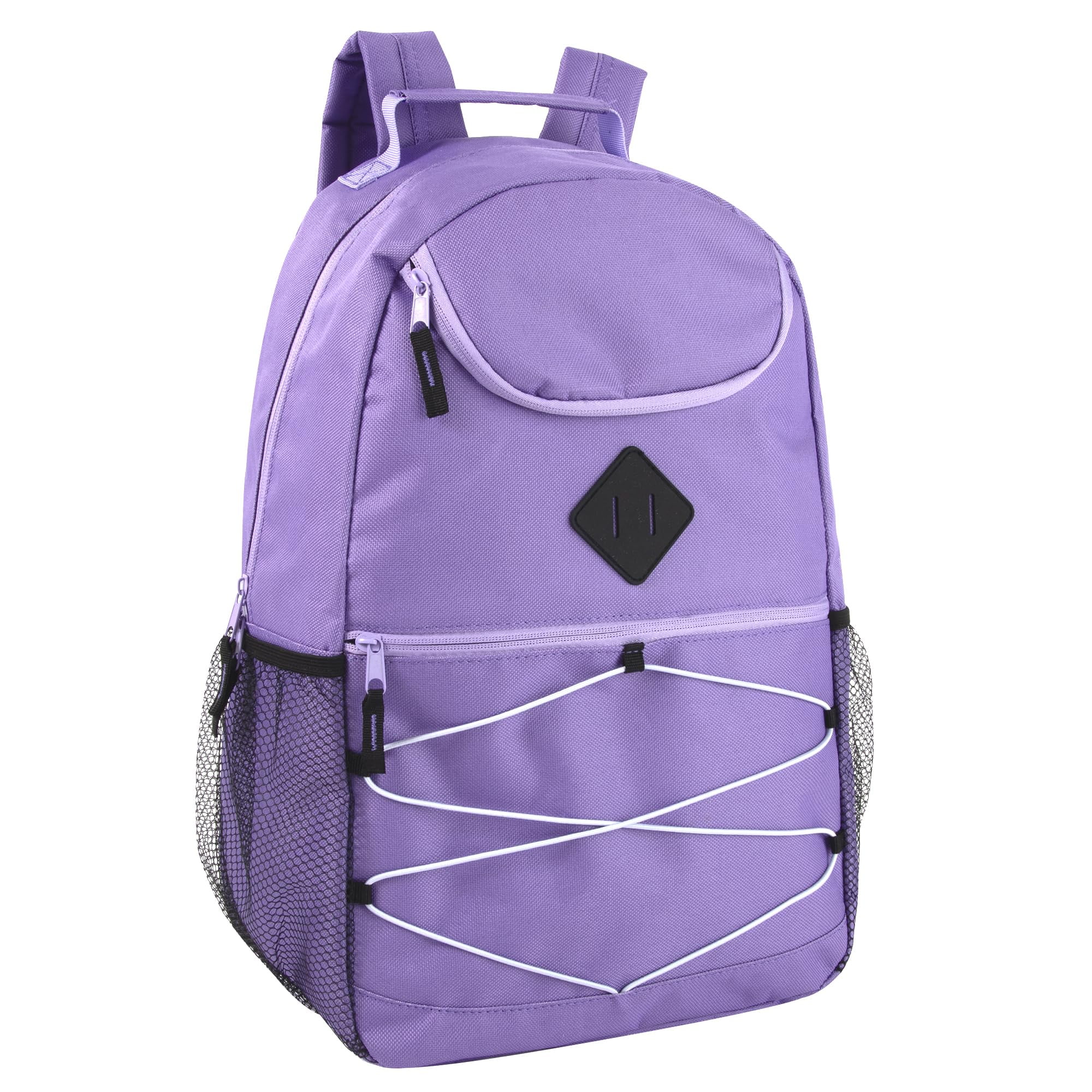 Adventure Trails 24 Pack of Bulk Wholesale Bungee Cord, Multi-Pocket, Multi-Purpose Backpacks for Work, School, College, Classrooms, Charity and Homeless Donation in Female Colors Pack - Curated Treasures Market