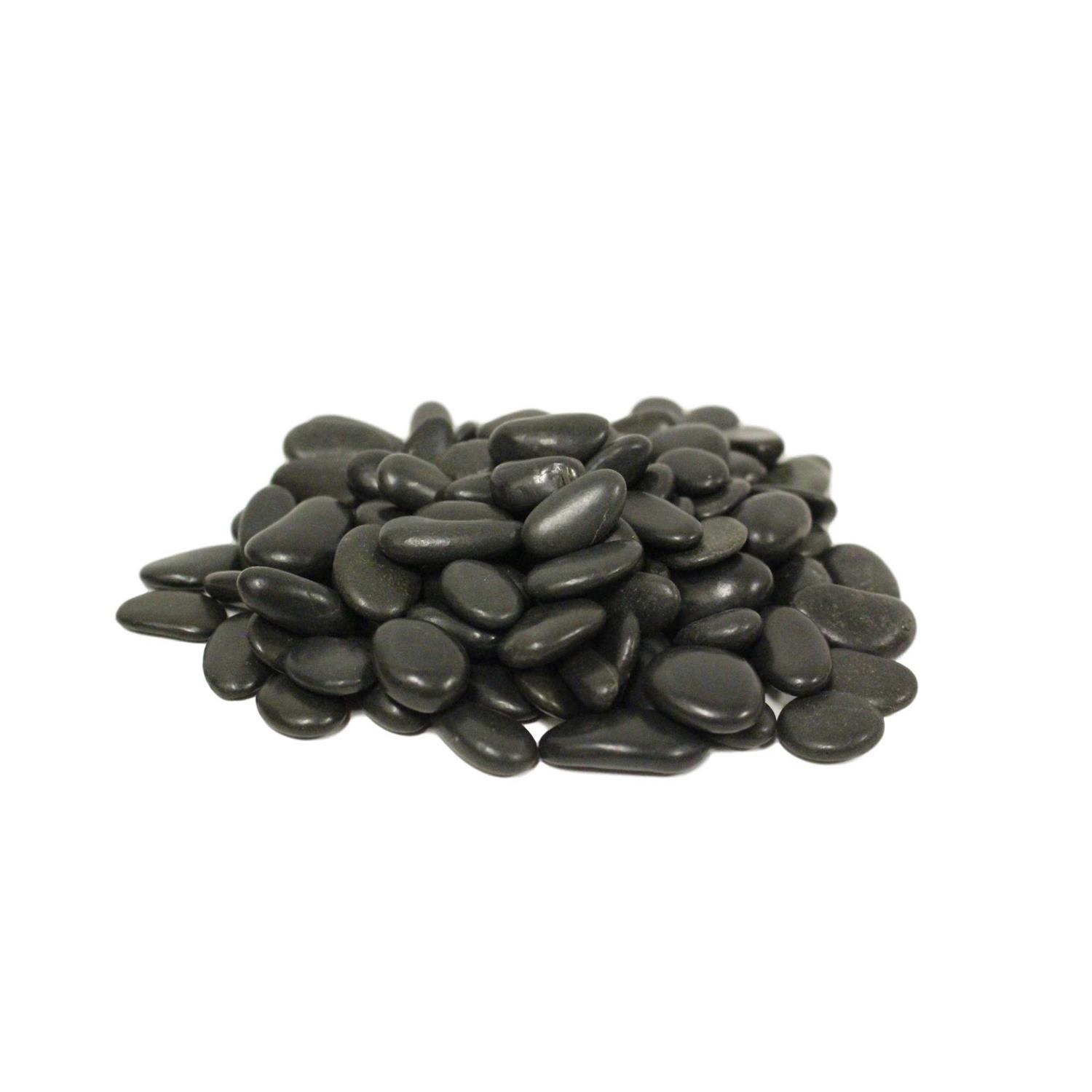 Exotic Pebbles Polished Black Gravel