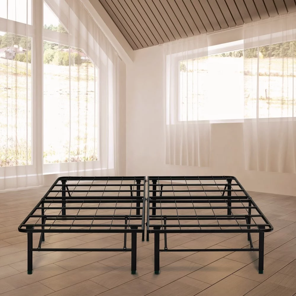 Sleep Sync Boyd Sleep Heavy Duty Full 14-inch Platform Bed Frame - Easy Set-up