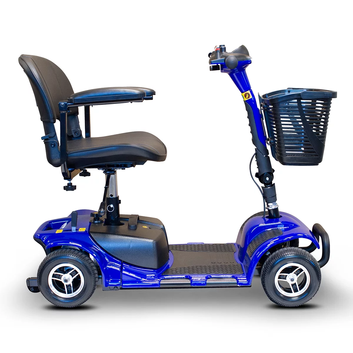 EWheels 4 Wheel Travel Electric Battery Medical Mobility Scooter, Red