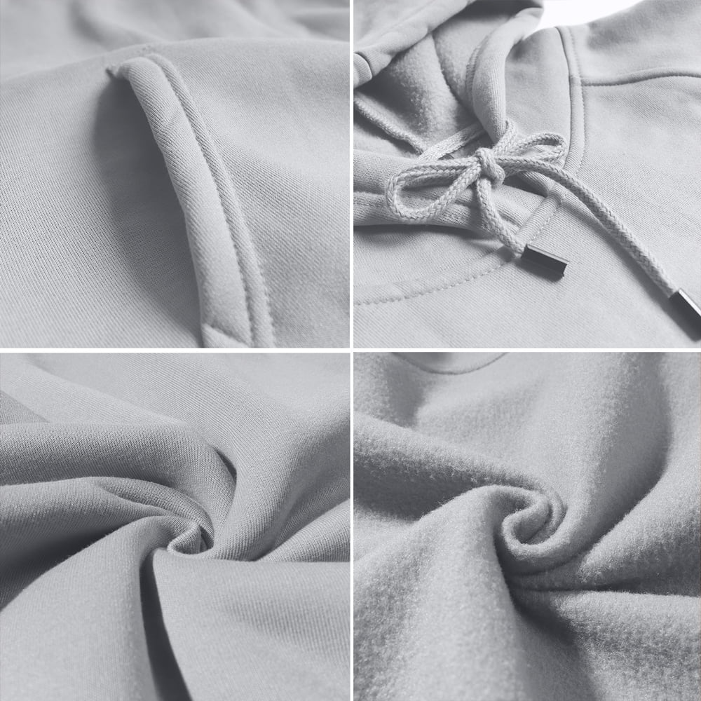 FLORID Rick and Morty Hoodie Men's Pullover Hooded Pocket (Gray) Christmas Tree Cat Gray - Curated Treasures Market