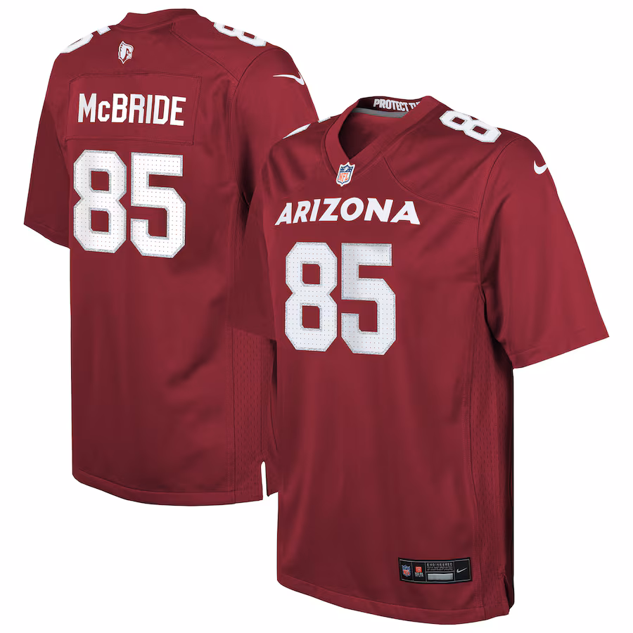Youth Arizona Cardinals Trey McBride Nike Cardinal Team Game Jersey
