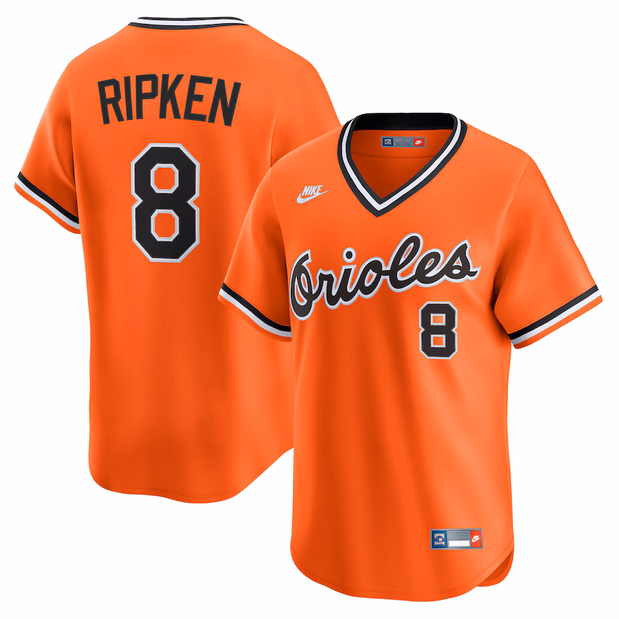 Men's Baltimore Orioles Cal Ripken Sr. Nike Orange Throwback Cooperstown Collection Limited Jersey