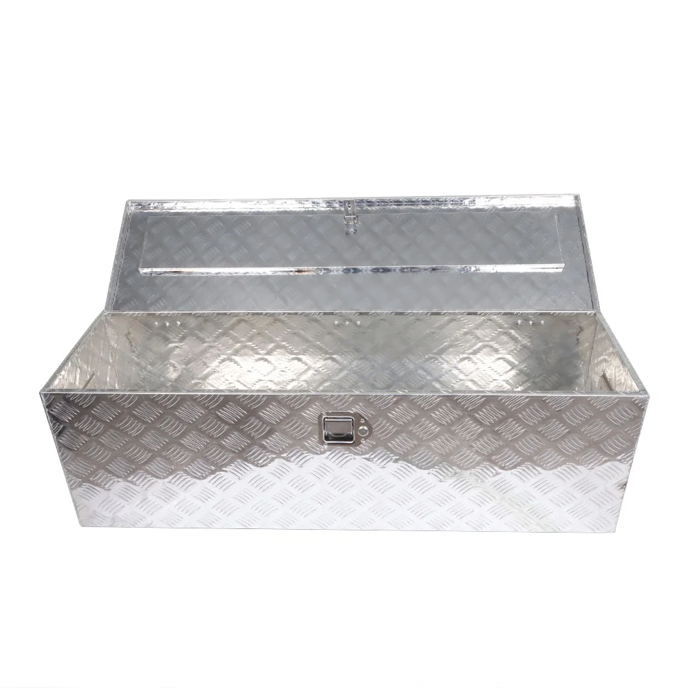 Labwork Sliver 49 Length Aluminum Tool Box with Lock Suitable for Trucks Pickups