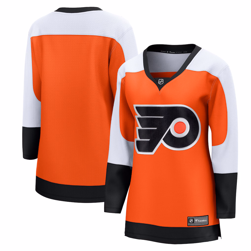 Women's Philadelphia Flyers Fanatics Burnt Orange Home Breakaway Jersey