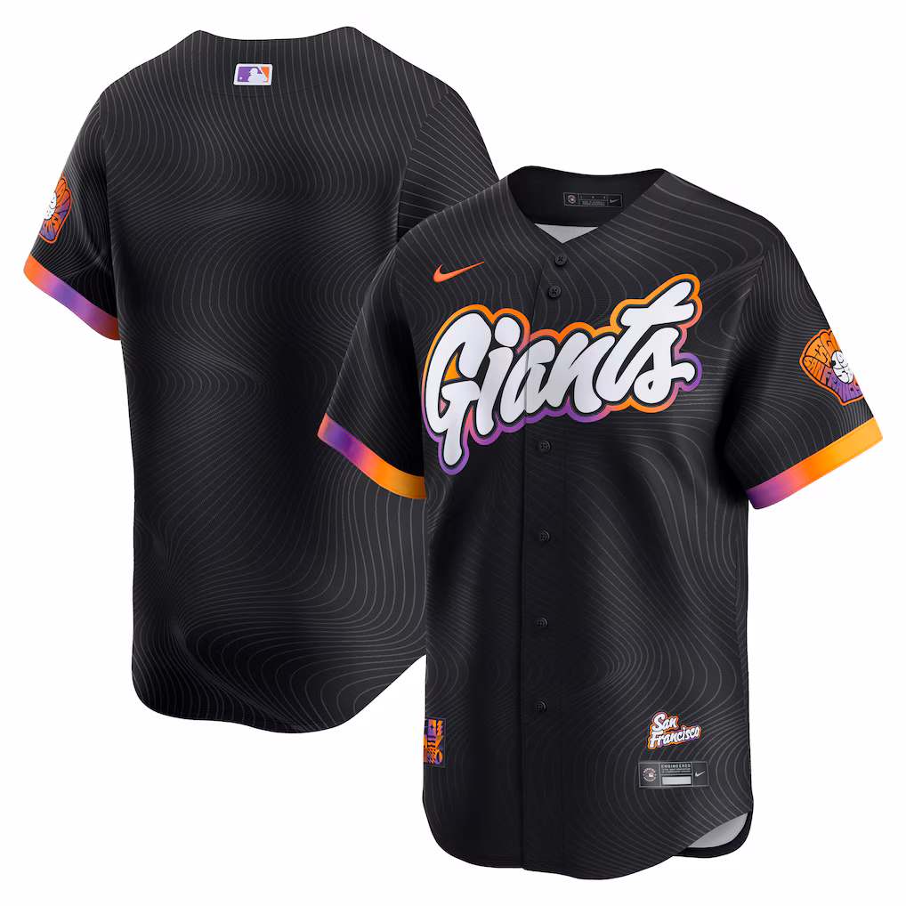 Men's San Francisco Giants  Nike Anthracite 2025 City Connect Limited Jersey